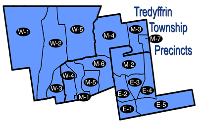 Tredyffrin Precinct Boundaries